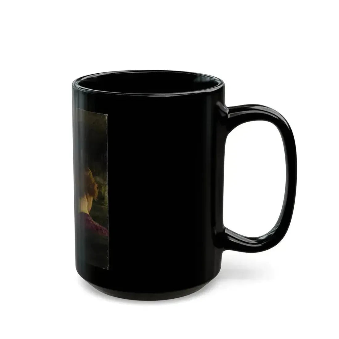 Couple on a Train, original illustration - Black Coffee Mug - Go Mug Yourself