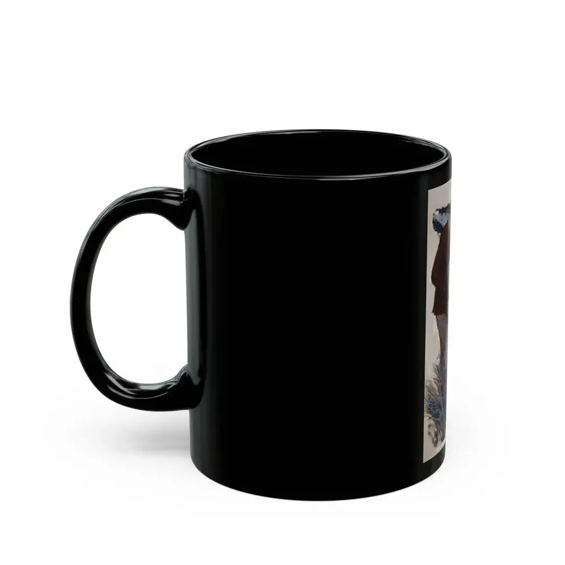 Couple Standing in Dunes, McCalls magazine story illustration - Black Coffee Mug - Go Mug Yourself