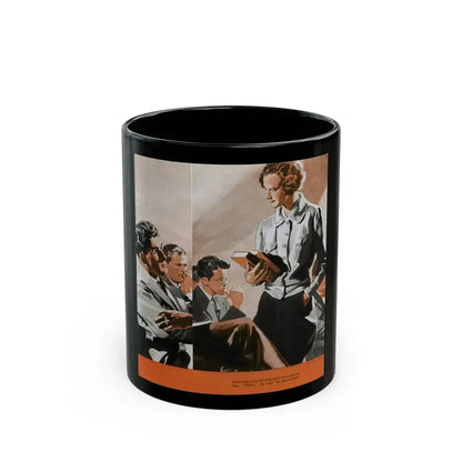 Courage for Two (1), The American Magazine, January 1935 - Black Coffee Mug 11oz - Go Mug Yourself