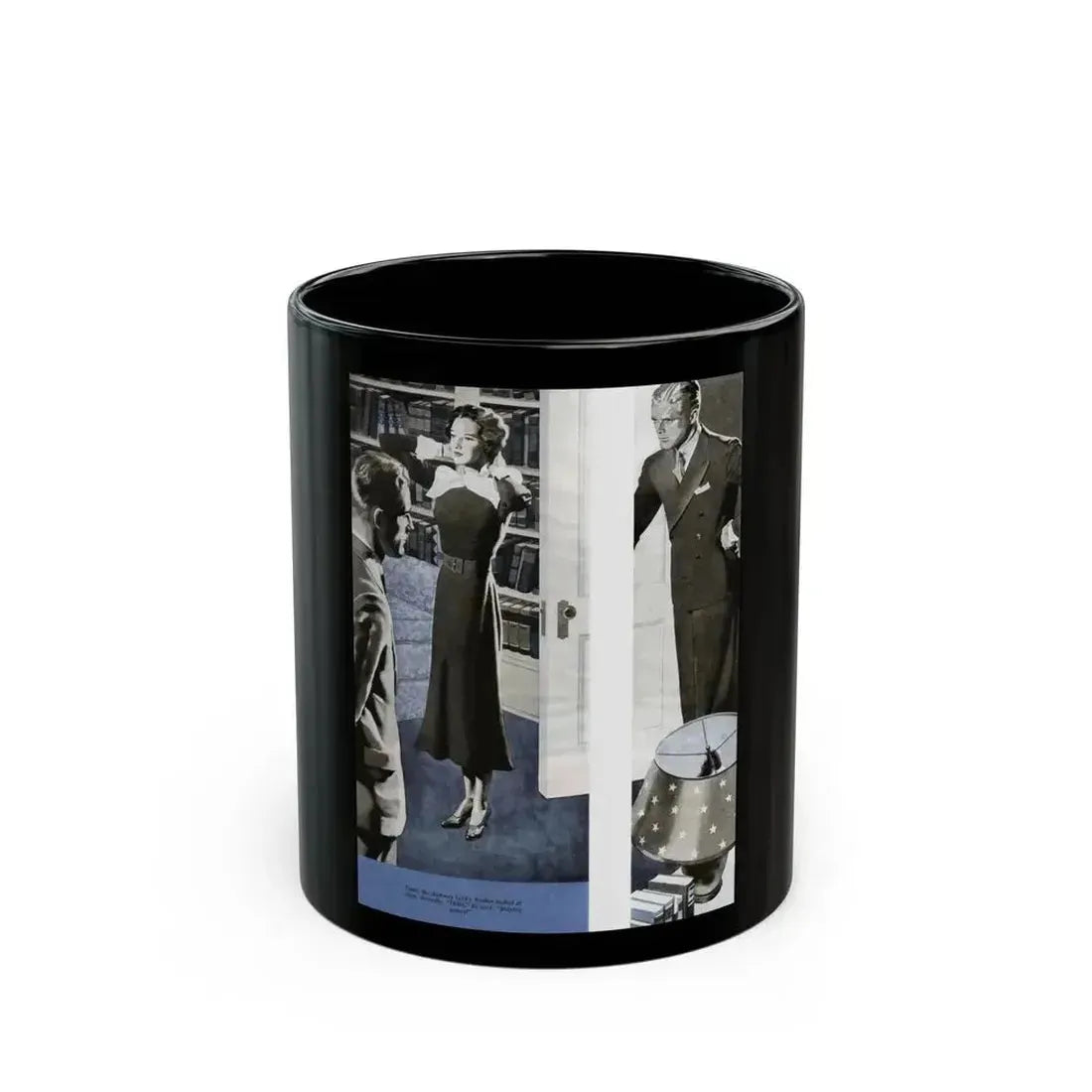 Courage for Two (2), The American Magazine, January 1935 - Black Coffee Mug 11oz - Go Mug Yourself