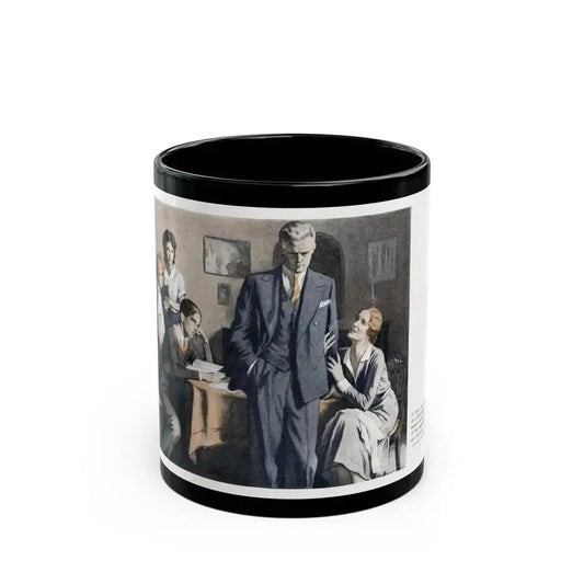 Courage On Request, McCall's magazine, February 1932 - Black Coffee Mug 11oz - Go Mug Yourself