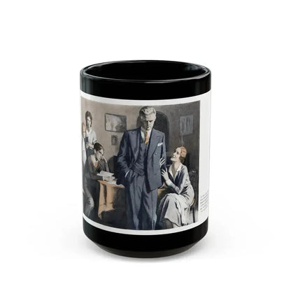 Courage On Request, McCall's magazine, February 1932 - Black Coffee Mug 15oz - Go Mug Yourself