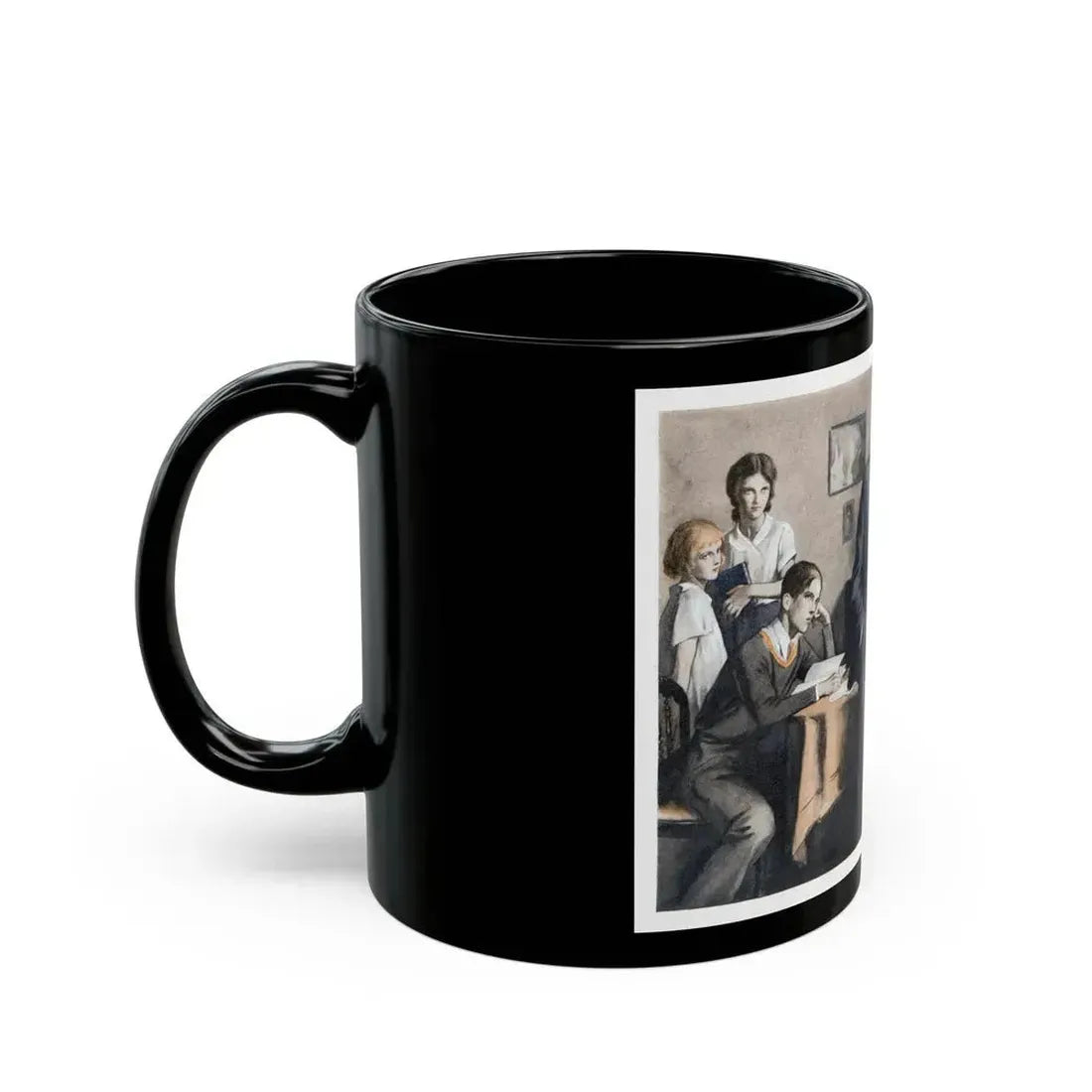 Courage On Request, McCall's magazine, February 1932 - Black Coffee Mug - Go Mug Yourself