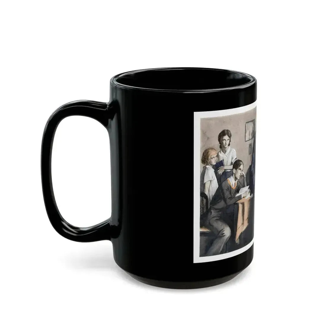 Courage On Request, McCall's magazine, February 1932 - Black Coffee Mug - Go Mug Yourself