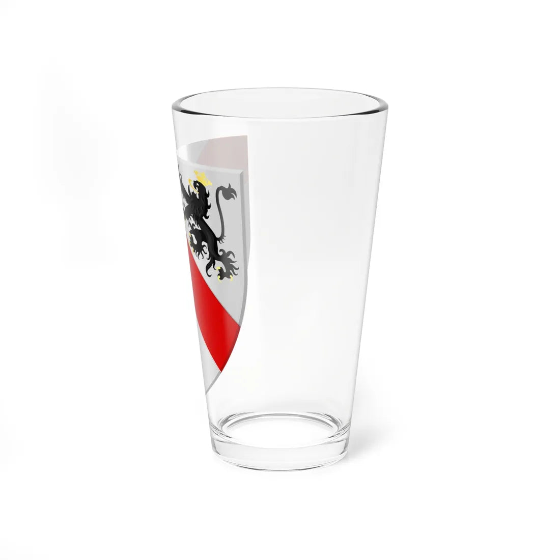 Courcelles wapen (Belgium) (Coat of Arms) Pint Glass 16oz - Go Mug Yourself