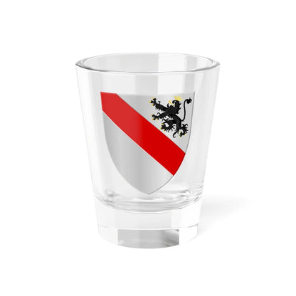 Courcelles wapen (Belgium) (Coat of Arms) Shot Glass 1.5oz 1.5oz - Go Mug Yourself