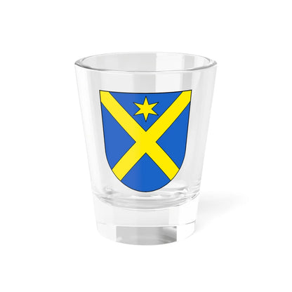 Courchavon-blazon (Switzerland) (Coat of Arms) Shot Glass 1.5oz 1.5oz - Go Mug Yourself