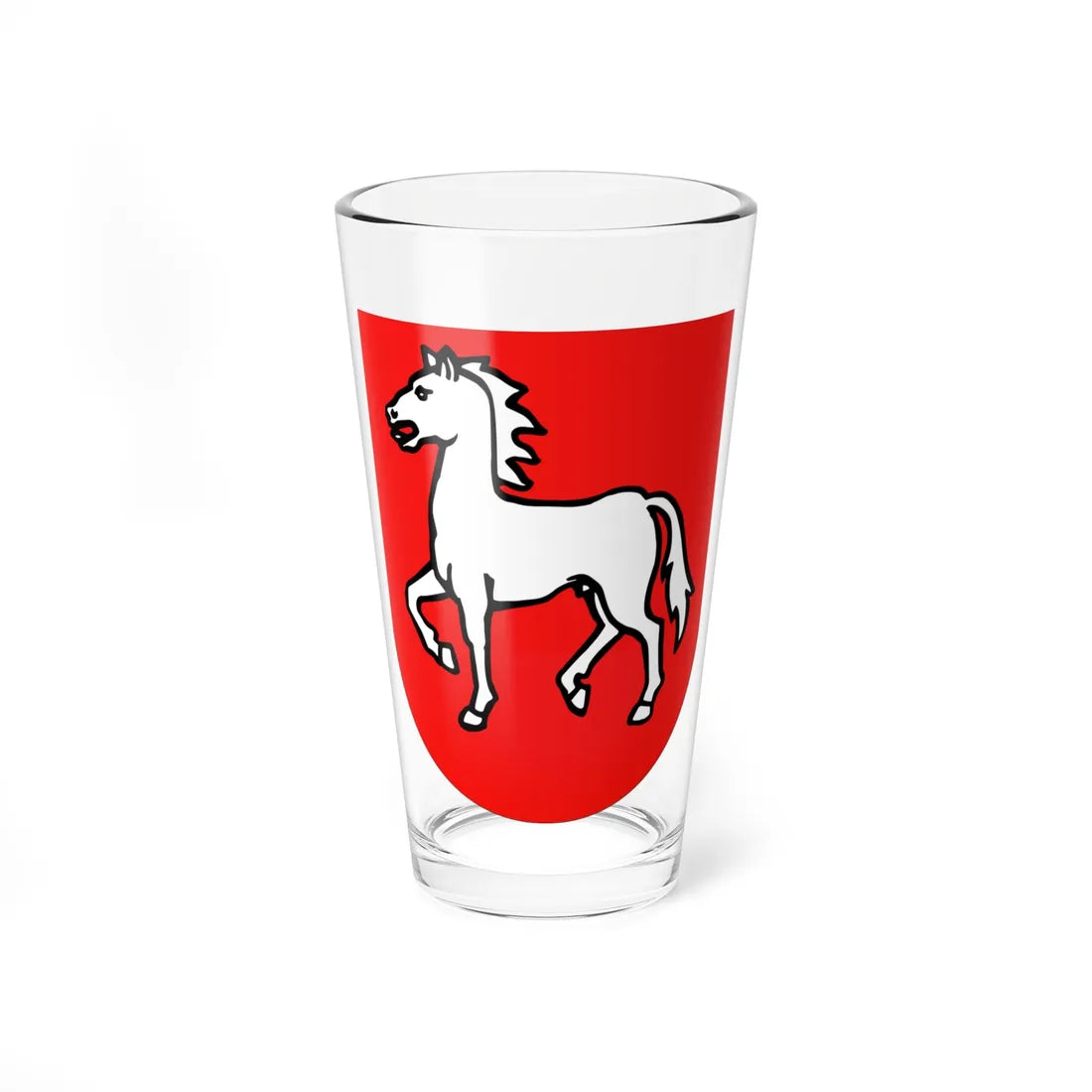 Courlevon-coat of arms (Switzerland) (Coat of Arms) Pint Glass 16oz 16oz - Go Mug Yourself