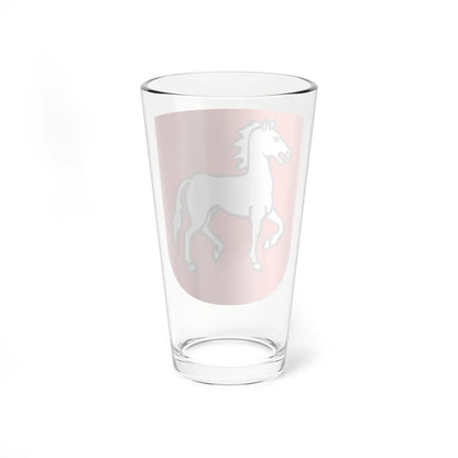 Courlevon-coat of arms (Switzerland) (Coat of Arms) Pint Glass 16oz - Go Mug Yourself