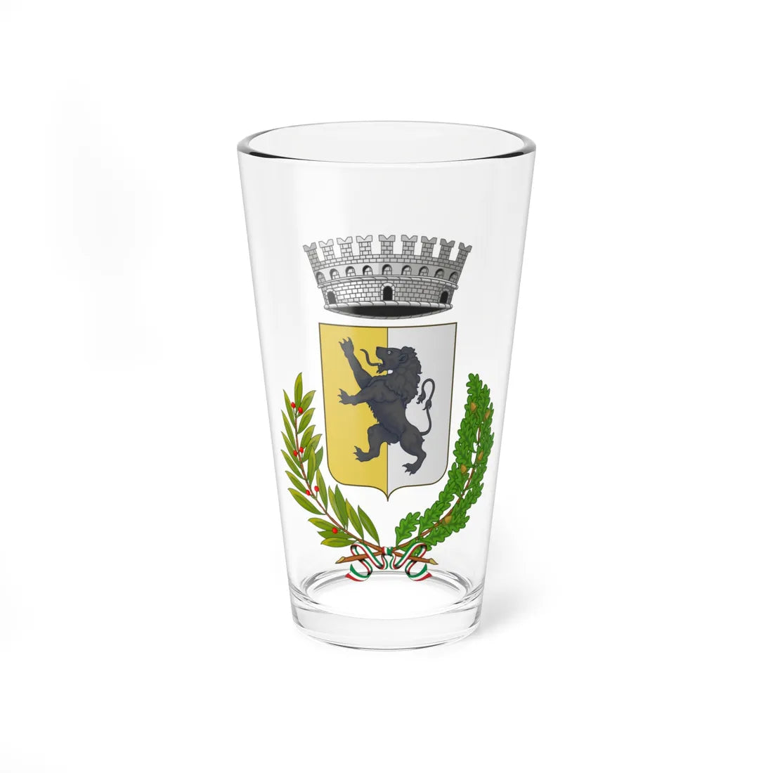 Courmayeur-Stemma (Italy) (Coat of Arms) Pint Glass 16oz 16oz - Go Mug Yourself