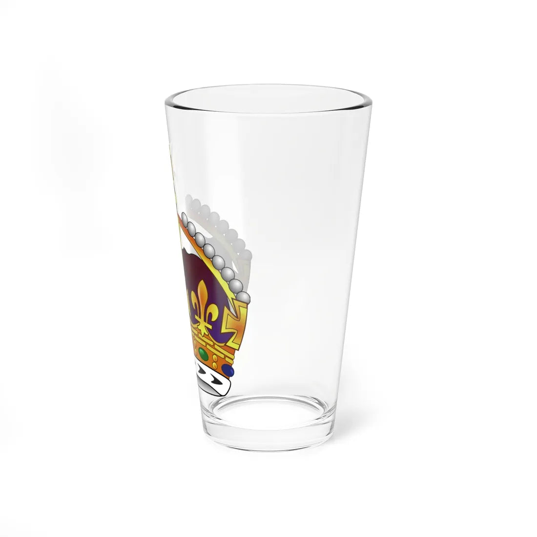 Couronne royale (United Kingdom) (Coat of Arms) Pint Glass 16oz - Go Mug Yourself