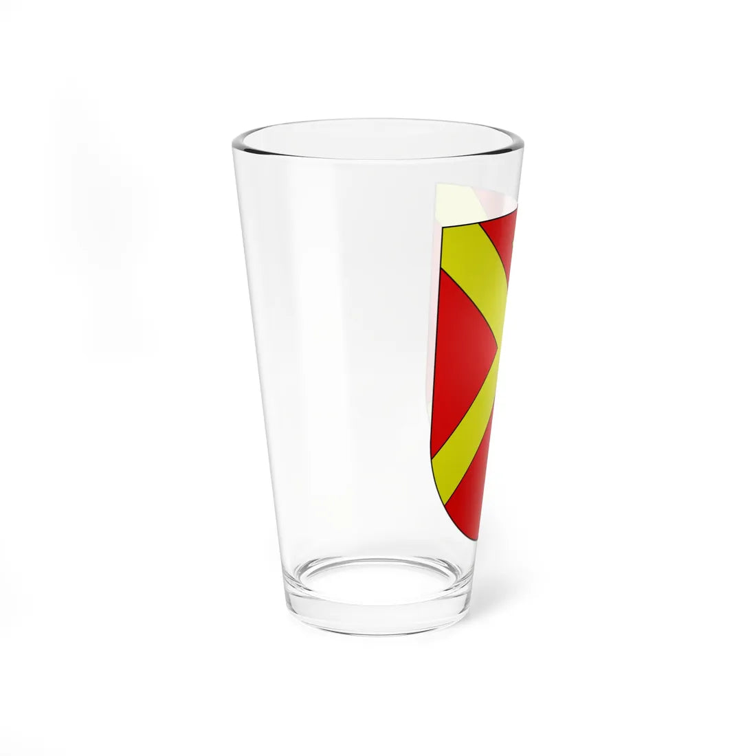 Courroux-coat of arms (Switzerland) (Coat of Arms) Pint Glass 16oz - Go Mug Yourself