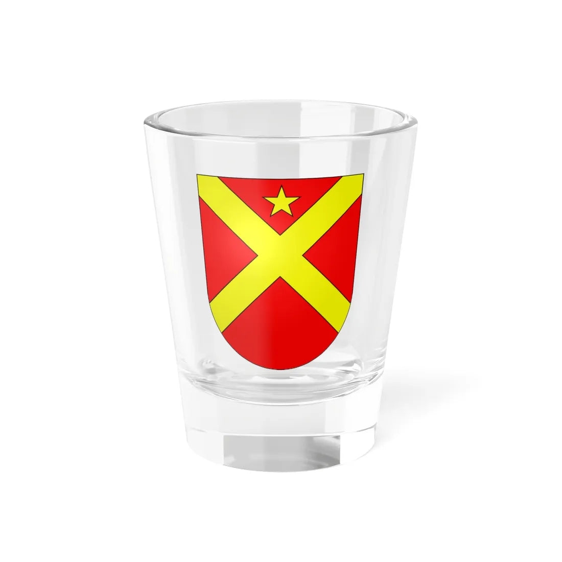 Courroux-coat of arms (Switzerland) (Coat of Arms) Shot Glass 1.5oz 1.5oz - Go Mug Yourself