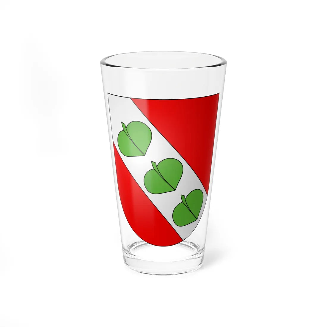 Courtelary district-coat of arms (Switzerland) (Coat of Arms) Pint Glass 16oz 16oz - Go Mug Yourself