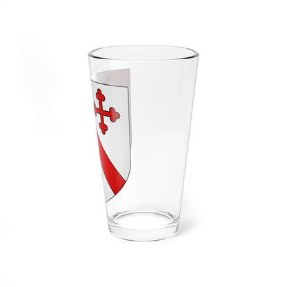 Courtepin2-coat of arms (Switzerland) (Coat of Arms) Pint Glass 16oz - Go Mug Yourself