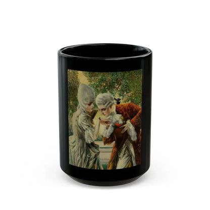 Courting Courtiers, The Elks magazine cover, June 1925 - Black Coffee Mug 15oz - Go Mug Yourself