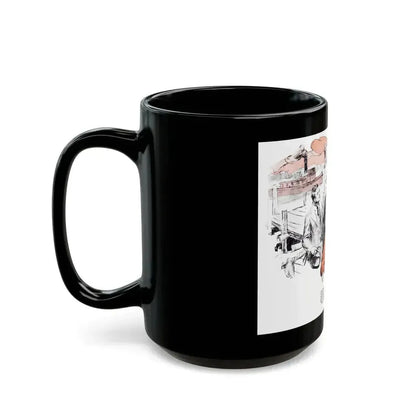 Cousin Gregory, American Boy, July 1933 - Black Coffee Mug - Go Mug Yourself