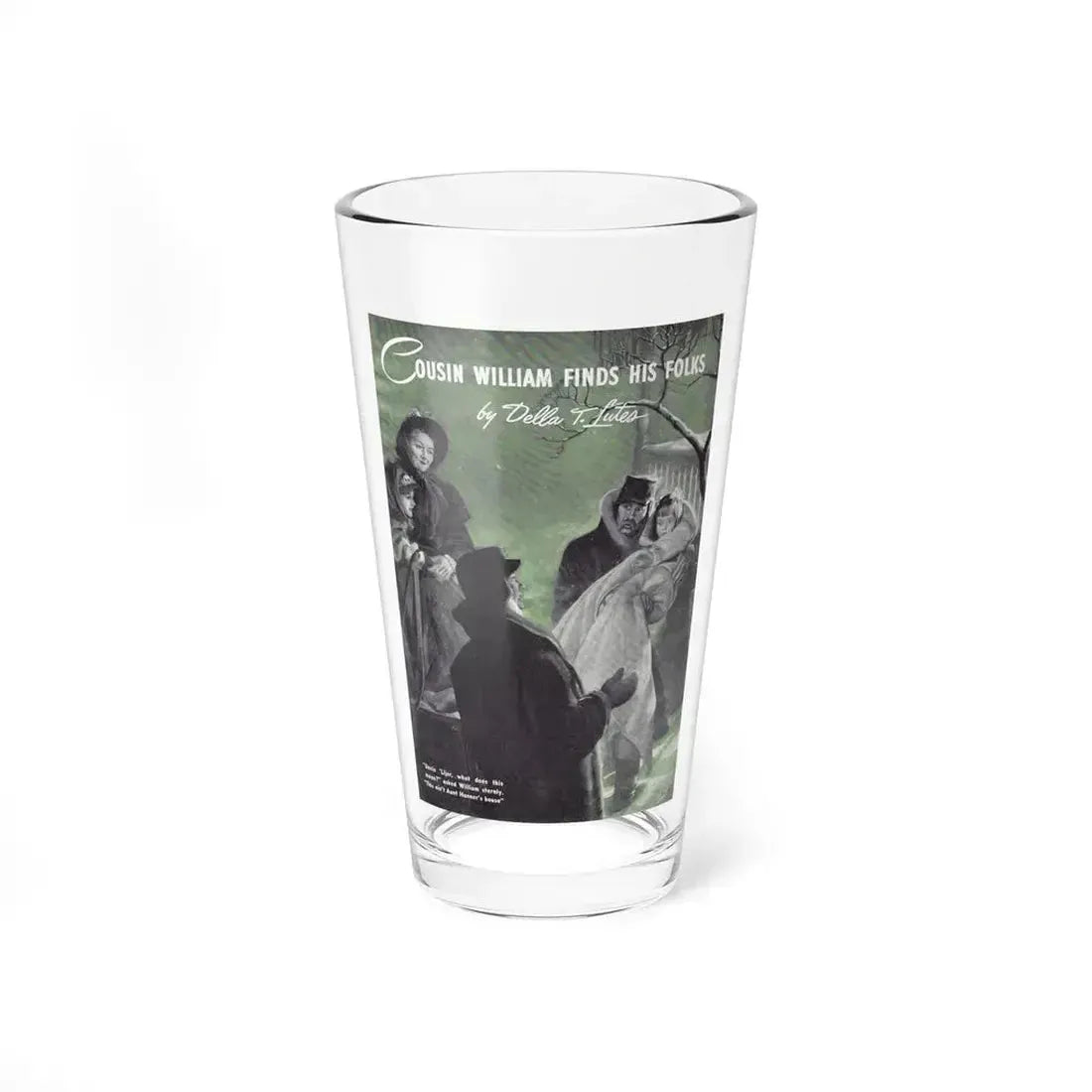 Cousin William Finds His Folks (1), Woman's Day, December 1941 - Pint Glass 16oz 16oz - Go Mug Yourself