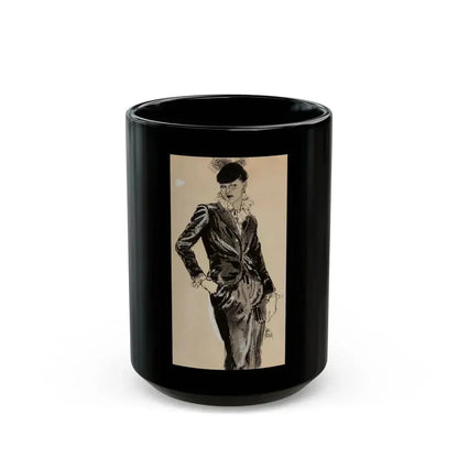 Couture, circa 1960 - Black Coffee Mug 15oz - Go Mug Yourself