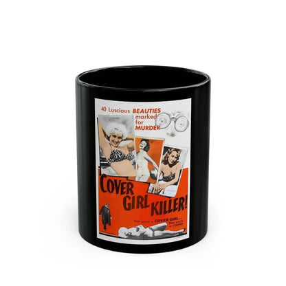 COVER GIRL KILLER 1959 Movie Poster - Black Coffee Mug 11oz - Go Mug Yourself