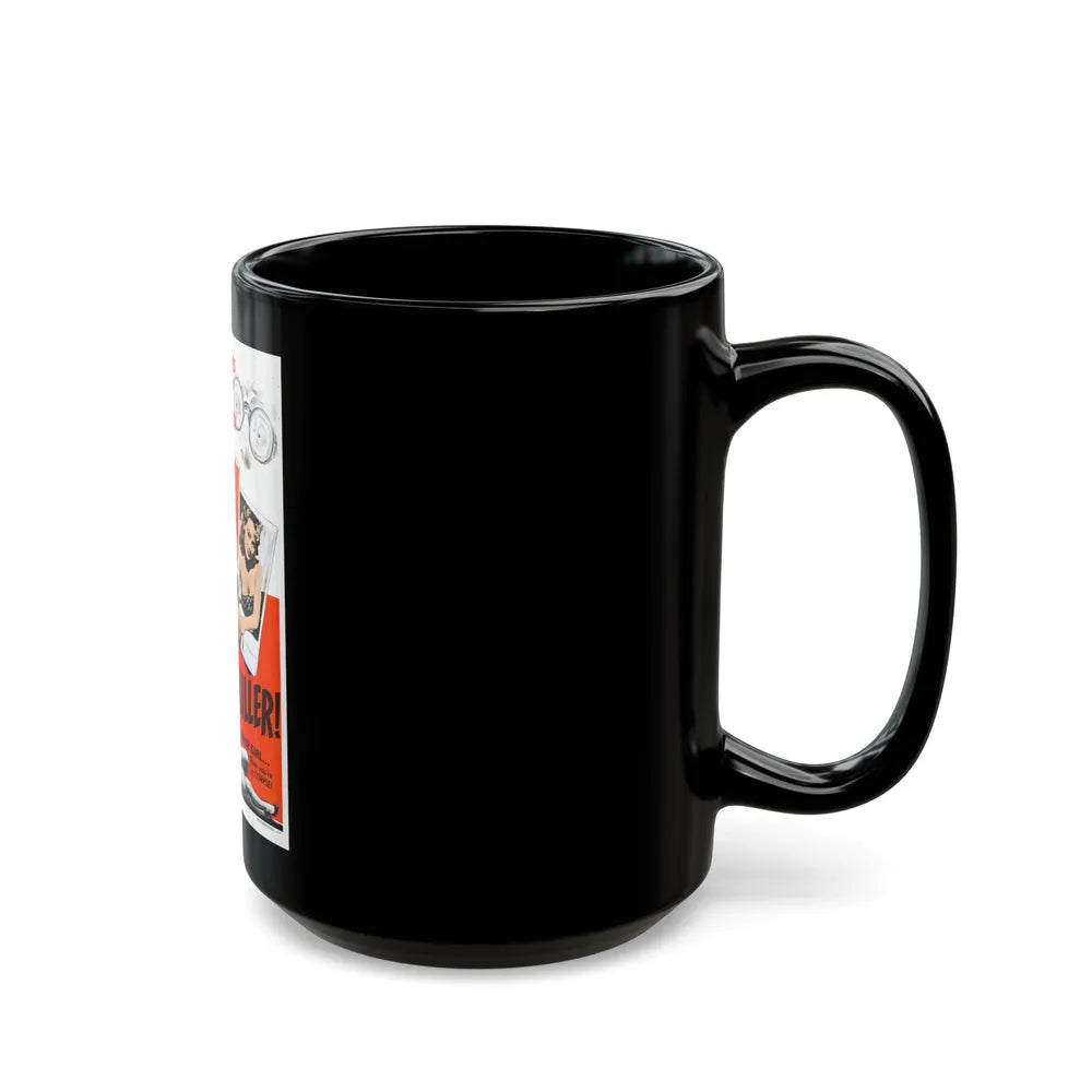 COVER GIRL KILLER 1959 Movie Poster - Black Coffee Mug-Go Mug Yourself