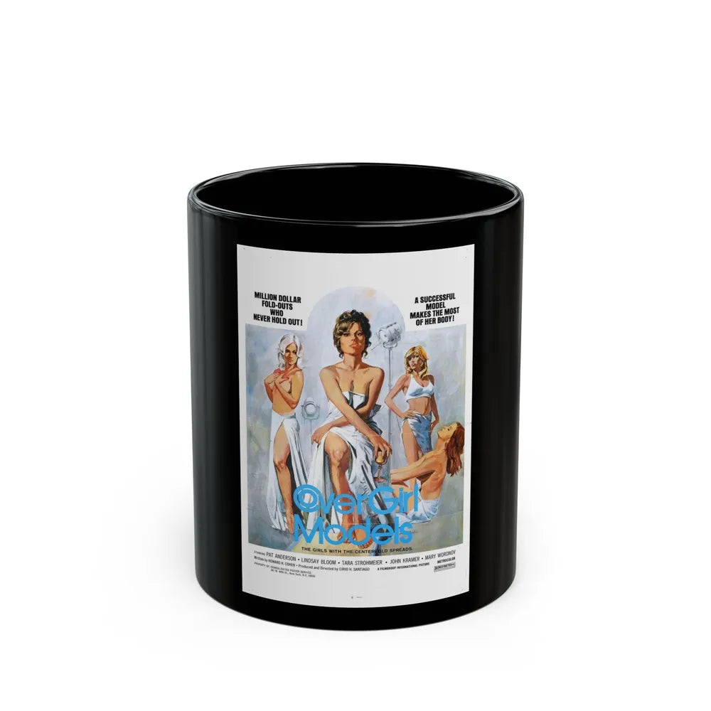 COVER GIRL MODELS 1975 Movie Poster - Black Coffee Mug-11oz-Go Mug Yourself