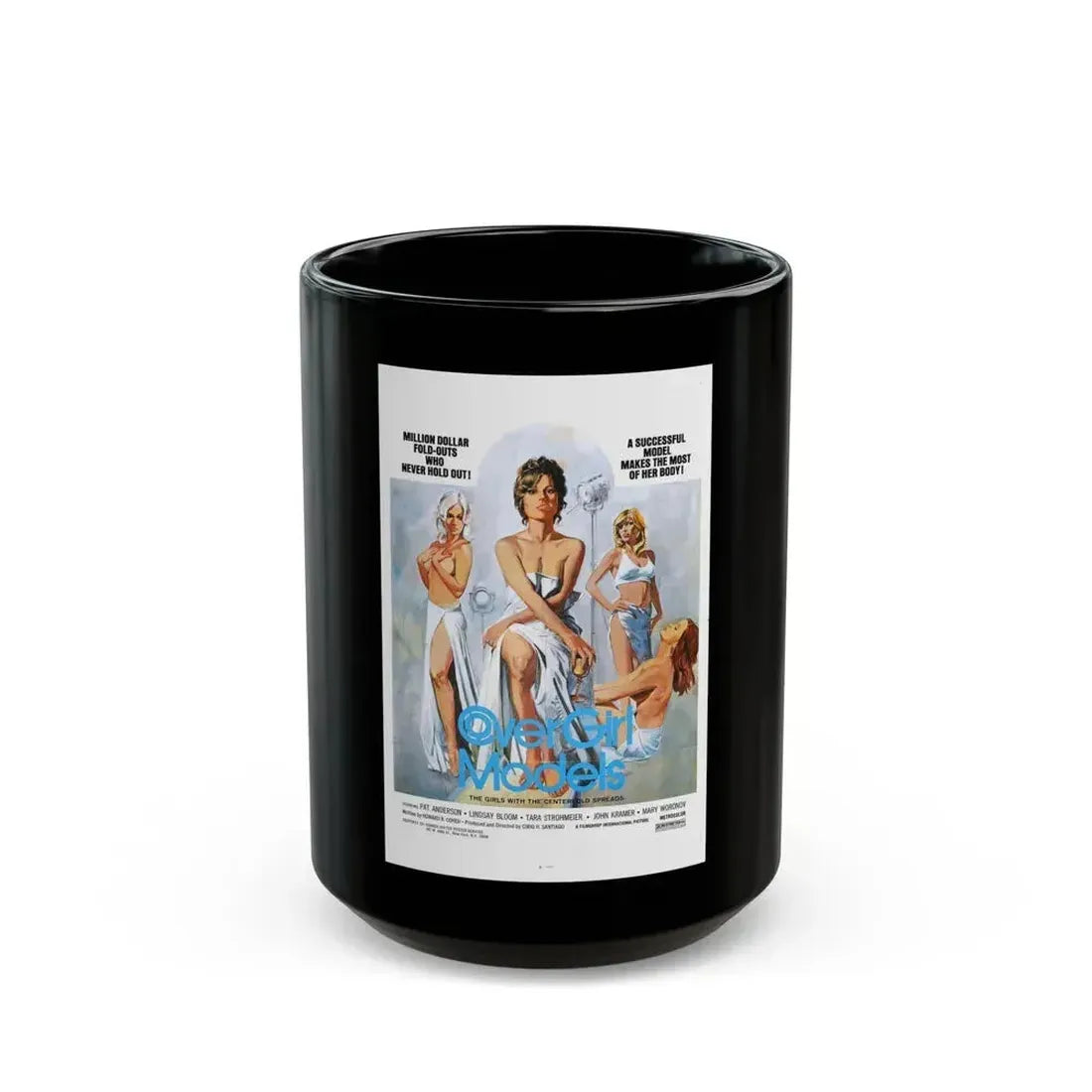 COVER GIRL MODELS 1975 Movie Poster - Black Coffee Mug 15oz - Go Mug Yourself