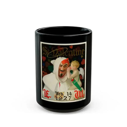Cover illustration - St. Valentine's Day, 1927 - Black Coffee Mug 15oz - Go Mug Yourself