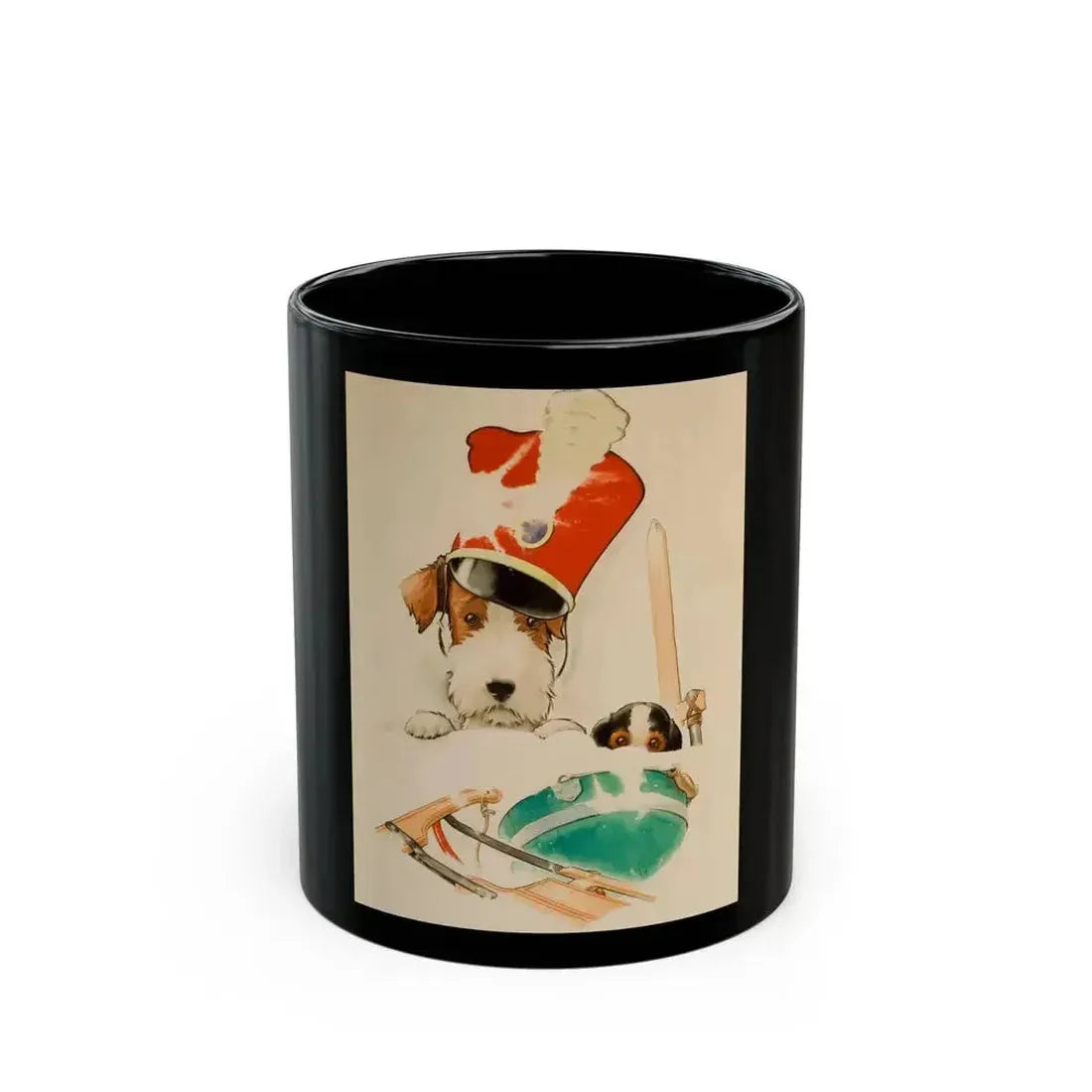 Covered in Snow, Collier's magazine cover, February 18, 1933 - Black Coffee Mug 11oz - Go Mug Yourself