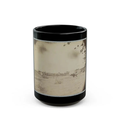 Cowan's Independent Battery, 1st N.Y., Inside One Of The Rebel Forts In Front Of Petersburg, 24th June 1864 (U.S. Civil War) Black Coffee Mug 15oz - Go Mug Yourself