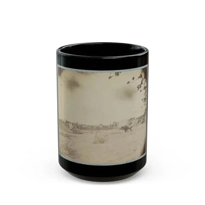 Cowan's Independent Battery, 1st N.Y., Inside One Of The Rebel Forts In Front Of Petersburg, 24th June 1864 (U.S. Civil War) Black Coffee Mug 15oz - Go Mug Yourself