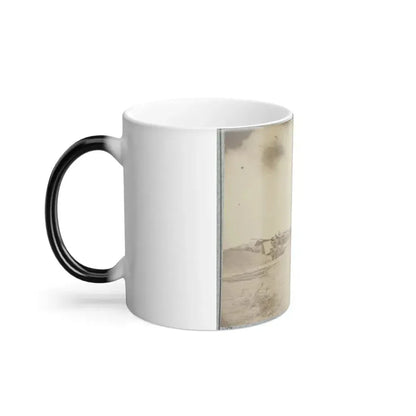 Cowan's Independent Battery, 1St N.Y., Inside One of the Rebel Forts in Front of Petersburg, 24Th June 1864 (U.S. Civil War) Color Changing Coffee Mug 11oz - Go Mug Yourself