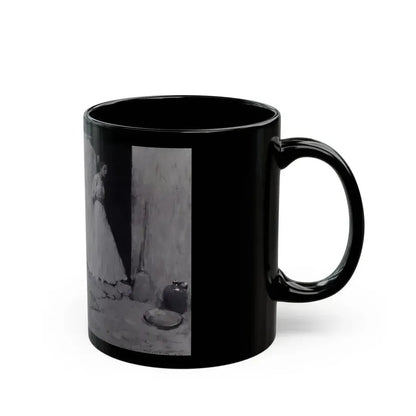 Cowboy Courtship, 1907 - Black Coffee Mug - Go Mug Yourself