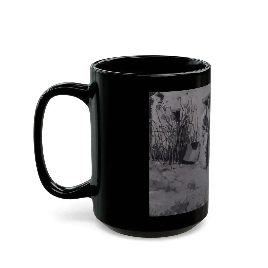 Cowboy Courtship, 1907 - Black Coffee Mug - Go Mug Yourself