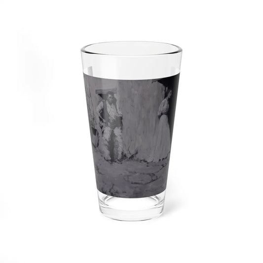 Cowboy Courtship, 1907 - Pint Glass 16oz-16oz-Go Mug Yourself