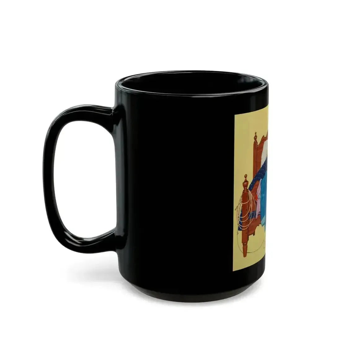 Cowboy Dreams, American Weekly magazine cover, October 6, 1957 - Black Coffee Mug - Go Mug Yourself