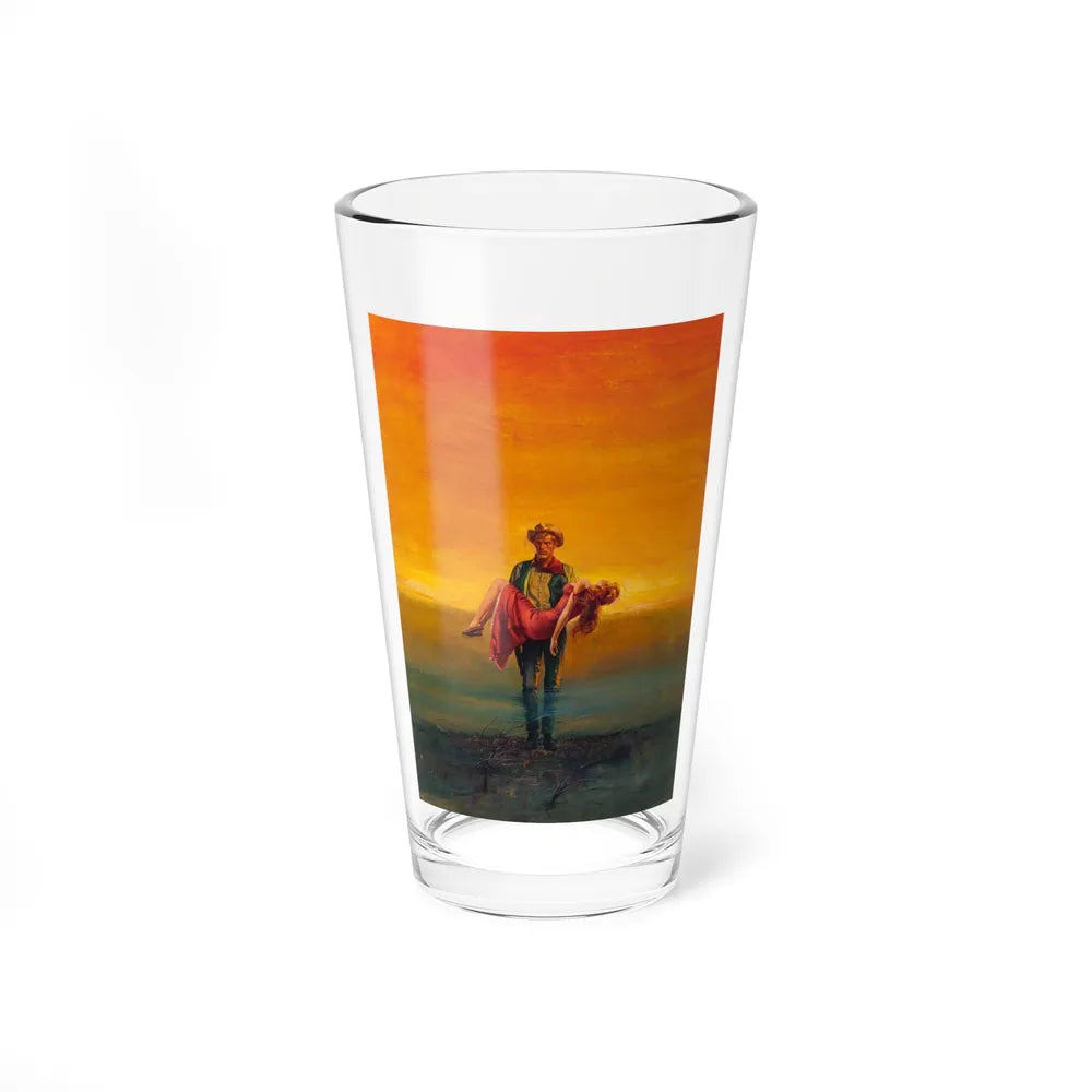 Cowboy Rescue, probable paperback cover - Pint Glass 16oz-16oz-Go Mug Yourself