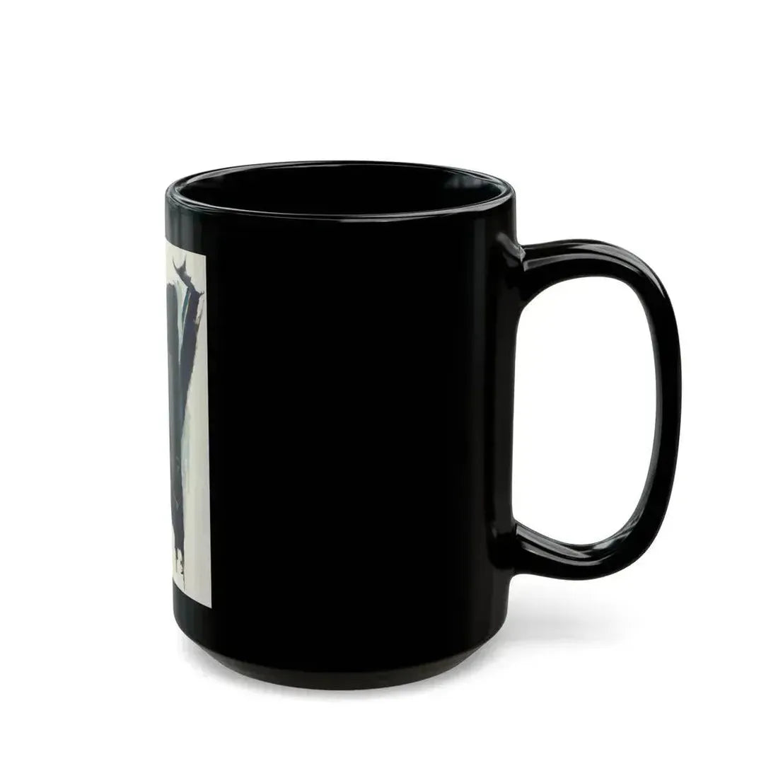 Cowboy Unlocking Door - Black Coffee Mug - Go Mug Yourself