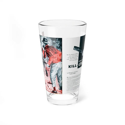 Cowboy Was Kill-Crazy, Men magazine, June 1956 - Pint Glass 16oz-16oz-Go Mug Yourself