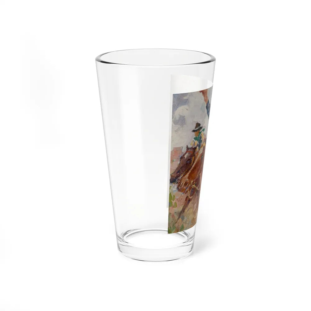 Cowboys on the Plains - Pint Glass 16oz-Go Mug Yourself