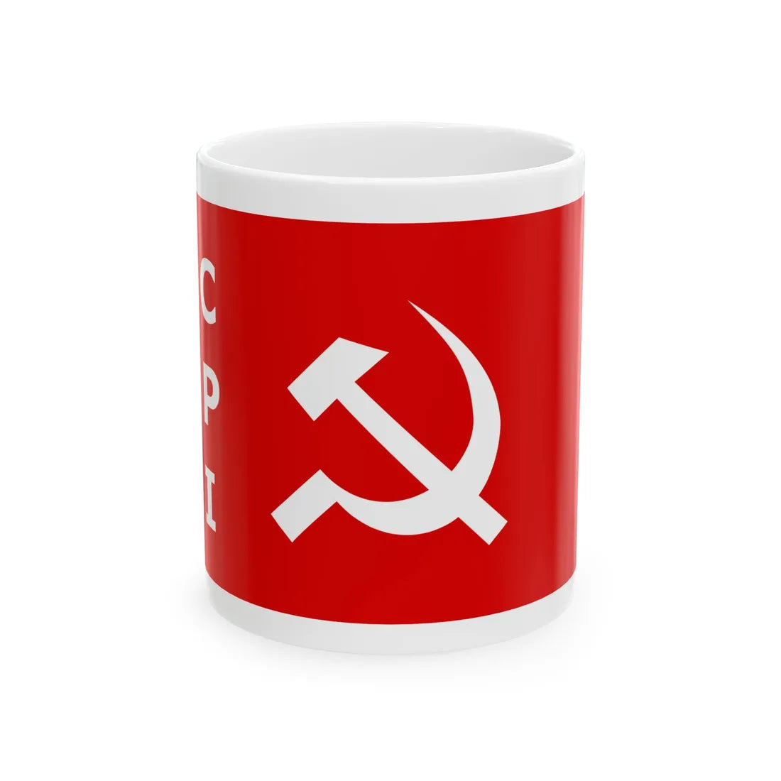 CPI-banner (India) White Coffee Mug 11oz - Go Mug Yourself