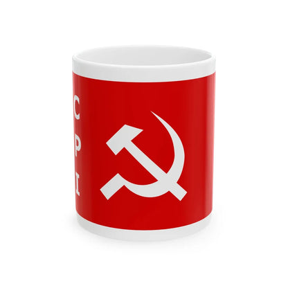 CPI-banner (India) White Coffee Mug 11oz - Go Mug Yourself