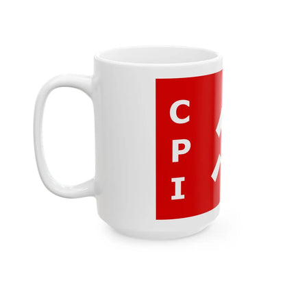 CPI-banner (India) White Coffee Mug - Go Mug Yourself