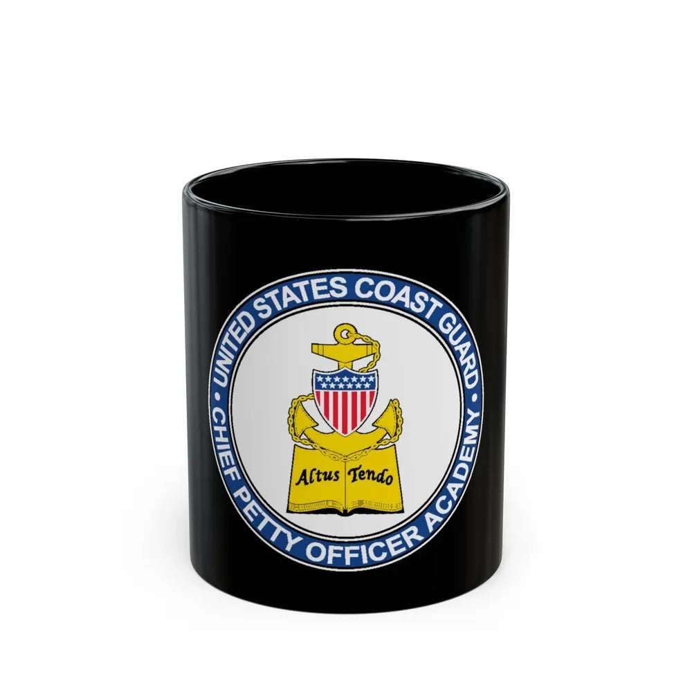 CPO Academy (U.S. Coast Guard) Black Coffee Mug-11oz-Go Mug Yourself