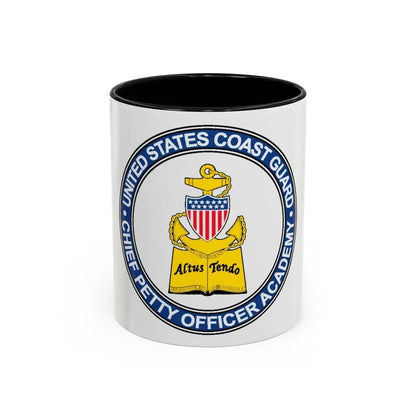 CPO Academy (U.S. Coast Guard) Accent Coffee Mug 11oz Black - Go Mug Yourself