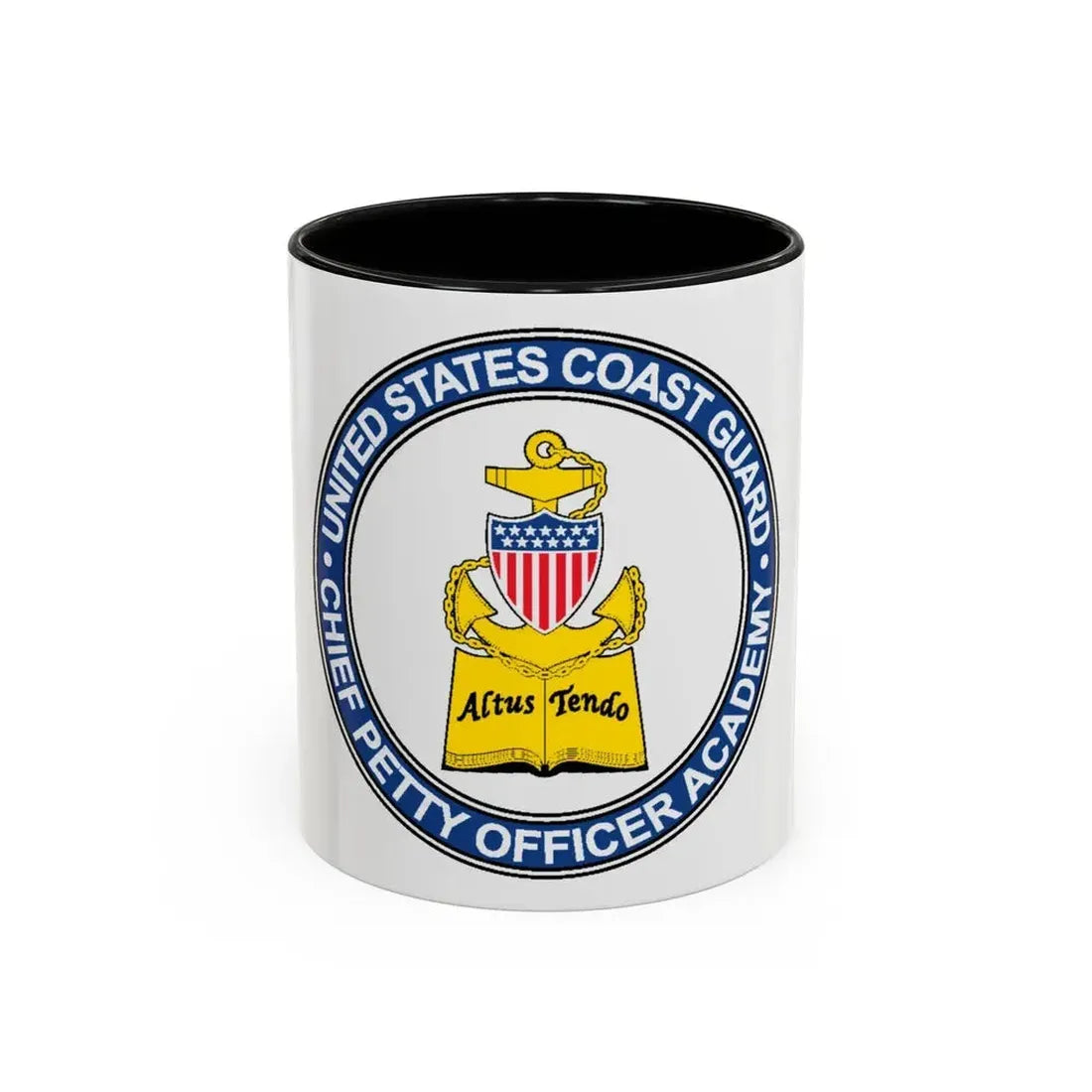 CPO Academy (U.S. Coast Guard) Accent Coffee Mug 11oz Black - Go Mug Yourself