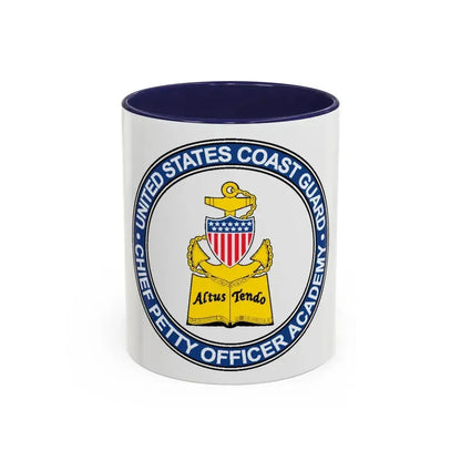 CPO Academy (U.S. Coast Guard) Accent Coffee Mug 11oz Navy - Go Mug Yourself