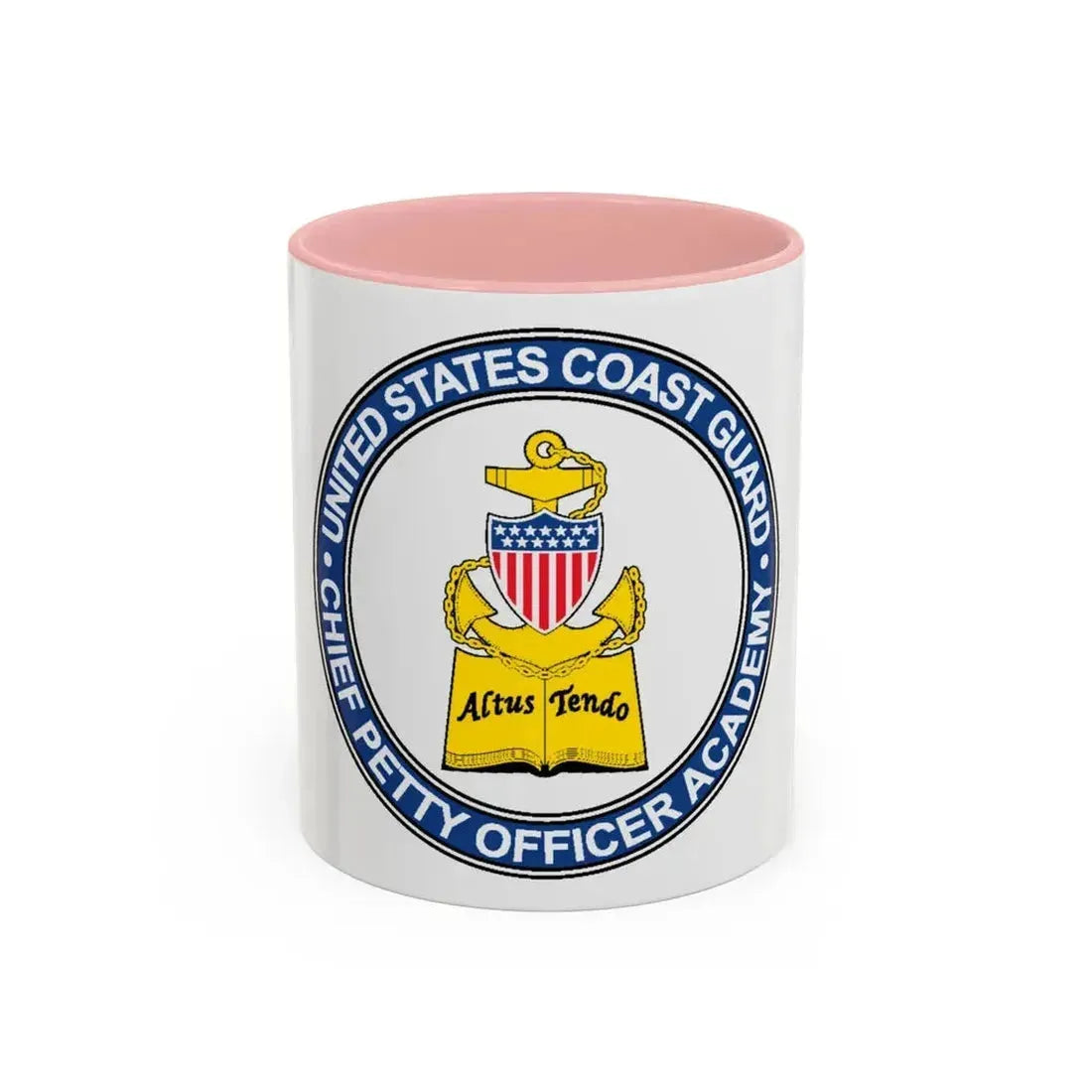 CPO Academy (U.S. Coast Guard) Accent Coffee Mug 11oz Pink - Go Mug Yourself