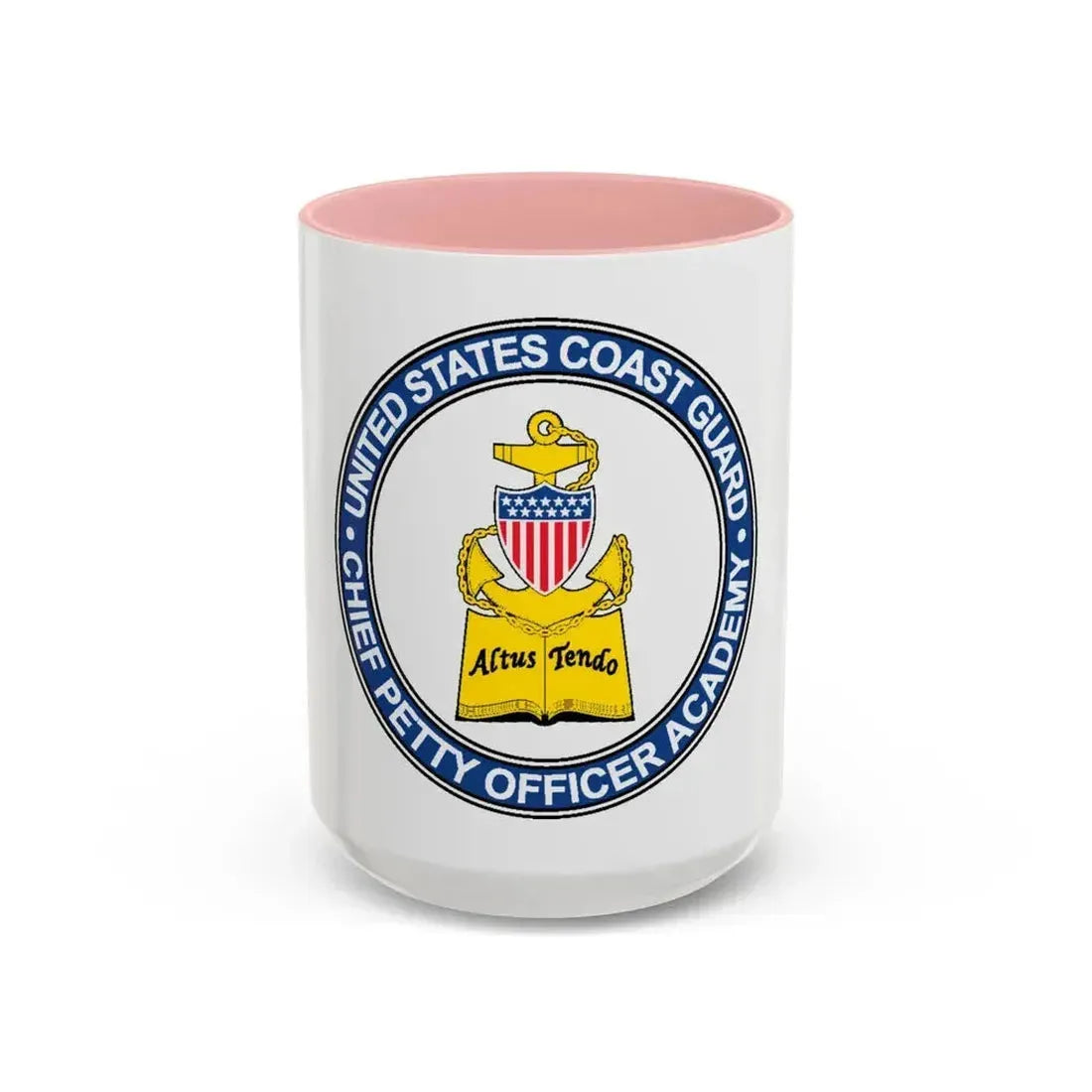 CPO Academy (U.S. Coast Guard) Accent Coffee Mug 15oz Pink - Go Mug Yourself