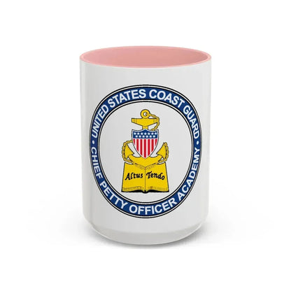 CPO Academy (U.S. Coast Guard) Accent Coffee Mug 15oz Pink - Go Mug Yourself